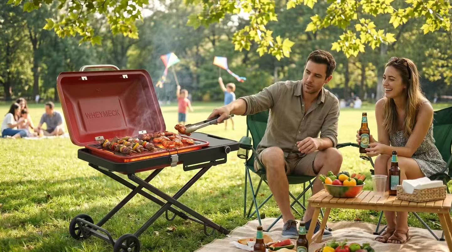 Picnic lawn portable grill